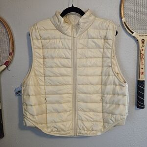 Joy Lab Gold Quilted Puffer Vest Sz XL